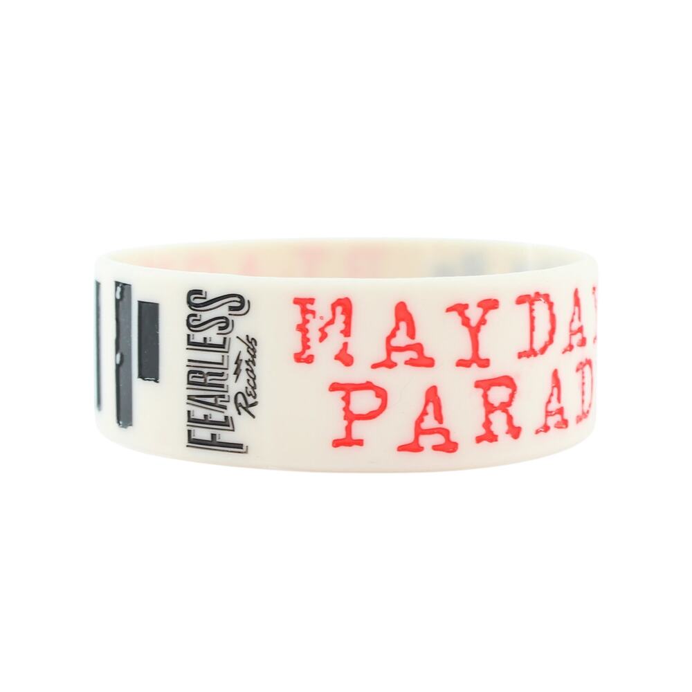 Mayday Parade "Black Lines" Silicone Wristband Bracelet #B2216